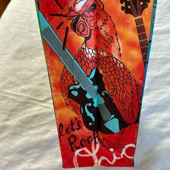 Trader Joe’s Plastic Reusable Shopping Tote Bag 6 Gallon Ohio Collectible - Picture 5 of 14